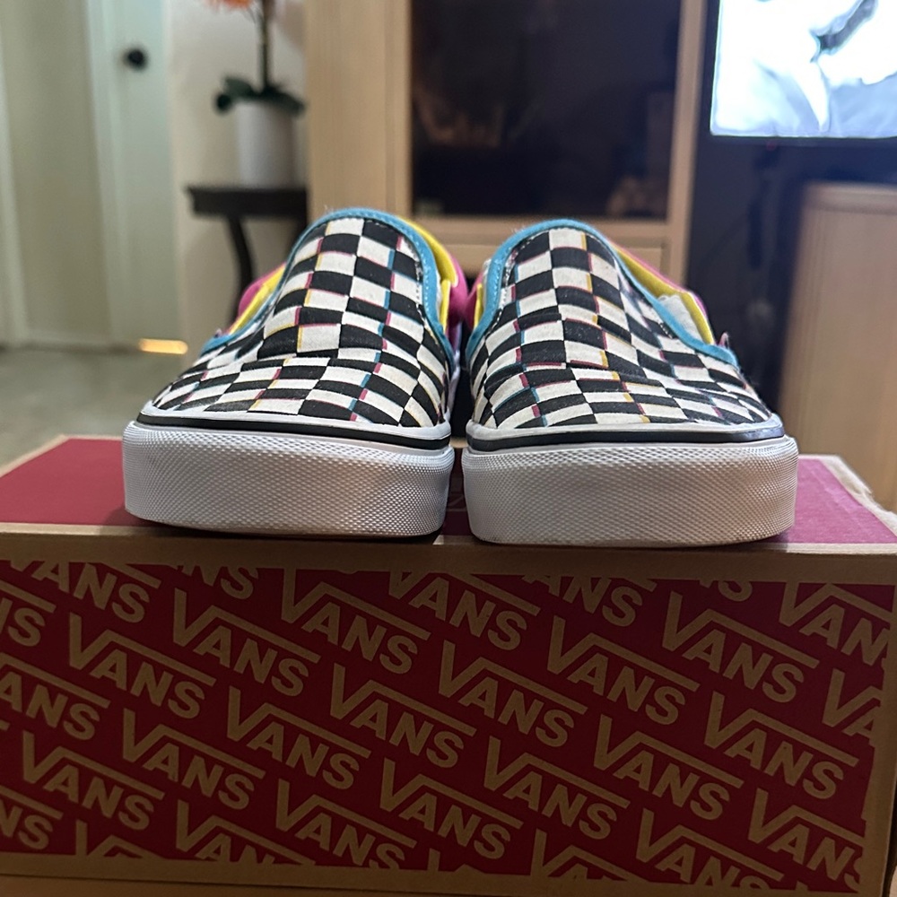 Vans Multicolor Checkered Slip-On Sneakers